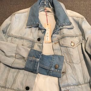 Alice and Olivia jean jacket